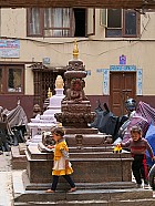 Katmandou, ruelles (tole) et temples - 
