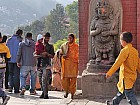 Swayambunath, depuis Durbar Square - 