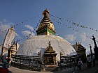 Swayambunath, depuis Durbar Square - 