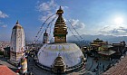 Swayambunath, depuis Durbar Square - 
