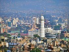 Swayambunath, depuis Durbar Square - 
