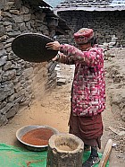 trekking de Syabru (1450 m ) à Gatlang (2300 m), 6h de marche y compris pause déjeuner - 