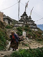 trekking de Syabru (1450 m ) à Gatlang (2300 m), 6h de marche y compris pause déjeuner - 