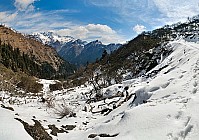 trekking de Somdang (3270 m) � Tipling (2100m) par un col � 3900 m - 