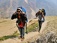 trekking de Tipling � Chalish Gaon (1700m) � 3h / +250 / -600 - 