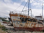 Kerloc'h à Camaret - Cimetire de bateaux de pche