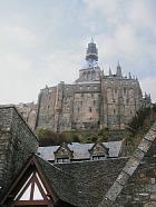 du Mont Saint-Michel à Saint-Malo  - L'abbaye :<br> vue de l'Est