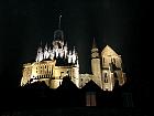 du Mont Saint-Michel à Saint-Malo  - L'abbaye :<br> vue de l'Est