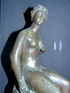 Belmondo - Femme nue assise sur un rocher, vers1950