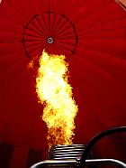 Vol en montgolfière - Coup de flamme pour le dpart