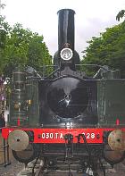 Les trains aux Champs-Élysées  - Crampton, 1852