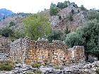 Crète - Village abandonn,  la sortie de la gorge