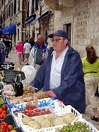 Dubrovnik  - Place du march, Gunduliceva poijana