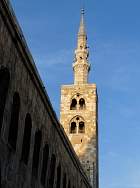 Damas - Mosque des Omeyyades, minaret de Jsus