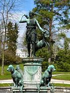 Jardin de Diane et les cours - Fontaine de Diane