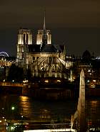 nuit sur l'Institut du monde arabe - Cathdrale Notre-Dame de Paris