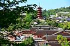 Hiroshima et Miyajima - Pagode Goju-no-to du temple de Senjokaku