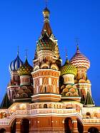 Kremlin, le soir - Cathdrale Saint-Basile