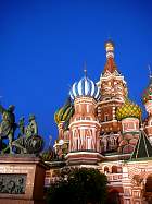 Kremlin, le soir - Cathdrale Saint-Basile