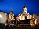 Kremlin, le soir - Cathdrale de Kazan