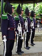 Exposition au jardin du Luxemborg - Fanfare danoise