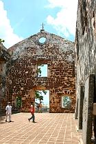 Malacca  - glise Saint Paul (construite par les Portugais en 1521)