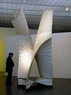 Metz, centre Pompidou - Maquette de la Colonne dveloppable de la victoire, 1955