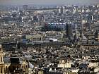Vues de la tour Montparnasse - Centre Pompidou, tour Saint-Jacques en travaux