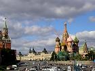 Moscou  - Le Kremlin, le Goum et la cathdrale Basile-le-Bienheureux
