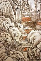 Musée de Shanghai  - Paysage de neige