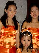 Manille - Demoiselles d'honneur d'un mariage