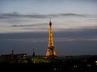 du magasin du Printemps, nuit - Grand Palais, tour Eiffel