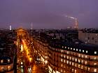 du magasin du Printemps, nuit - Madeleine, Tour Eiffel