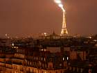 du magasin du Printemps, nuit - Tour Eiffel