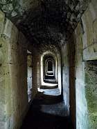 Krak, chîteaux - Couloir dans la muraille