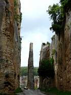 Krak, chîteaux - Pilier monolithique