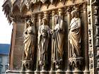 Cathédrale de Reims - Joseph, Marie, le vieillard Simon, Servante