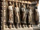 Cathédrale de Reims - L'Ange Gabriel, Marie, Marie, lizabeth