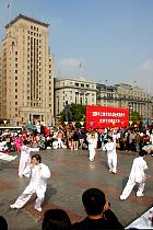 Shanghai - Taichi chuan sur le Bund