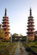 Suzhou  - Temple aux Deux Pagodes