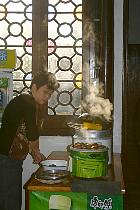 Suzhou - Salon de th, au premier tage, pavillon nord-ouest