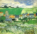 Randonnée Auvers-sur-Oise - Vue d'Auvers, V. Van Gogh, 1890